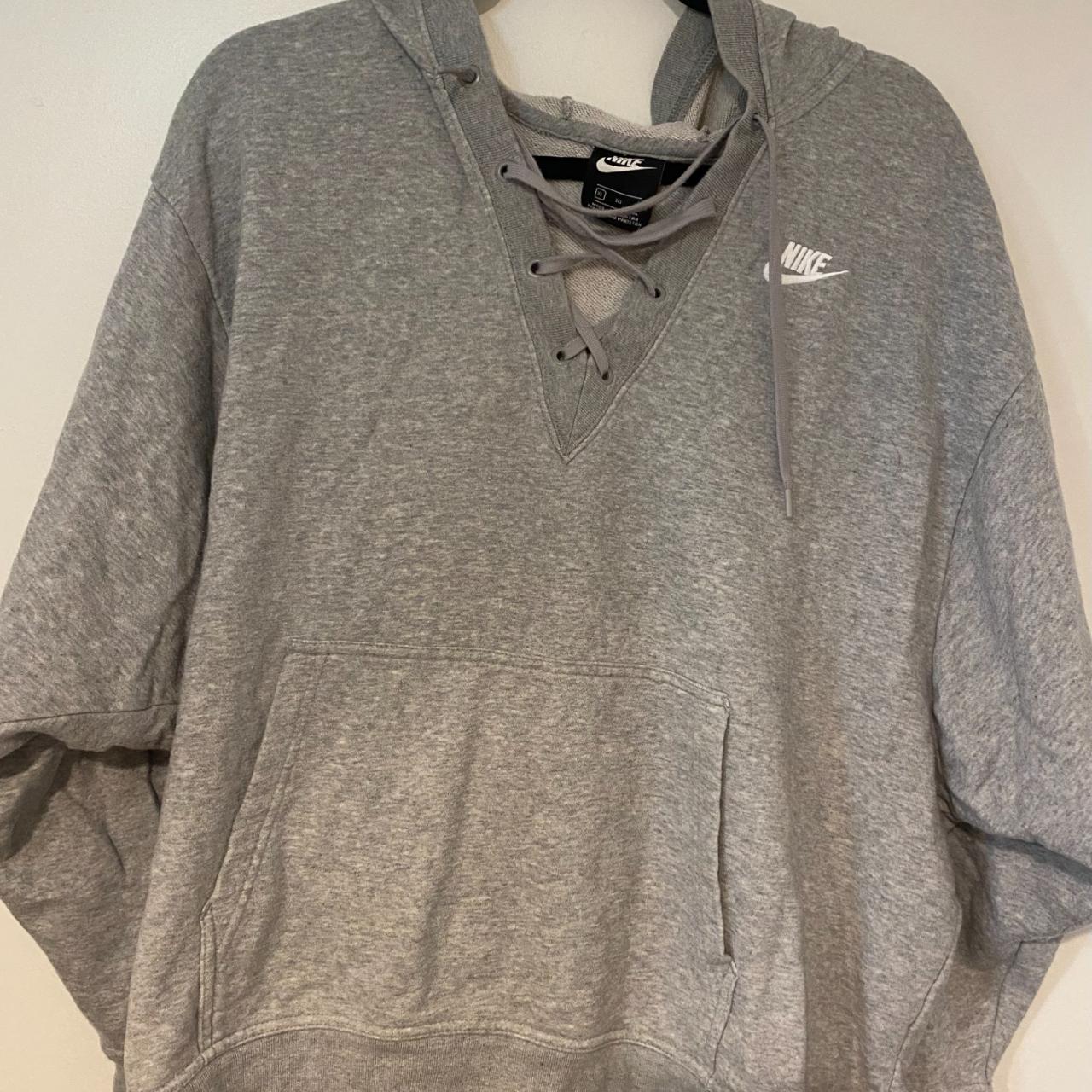 Womens nike lace online up hoodie