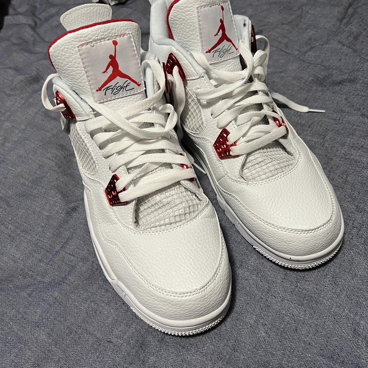 jordan red gold and white