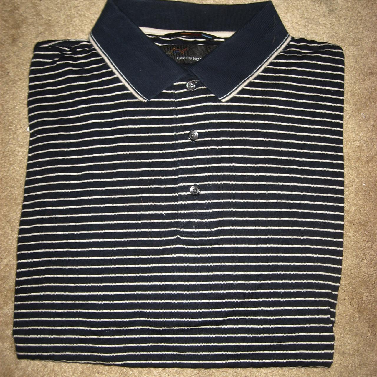 Greg Norman Collection Men's Navy Polo-shirts | Depop