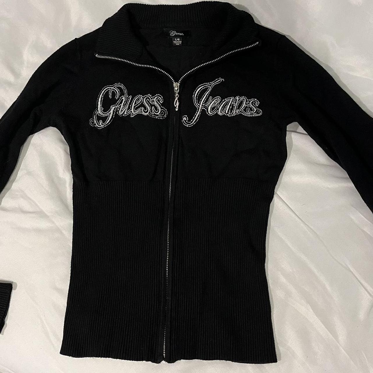 Guess zipup ☆ The coolest 90s/y2k Guess Jeans... Depop
