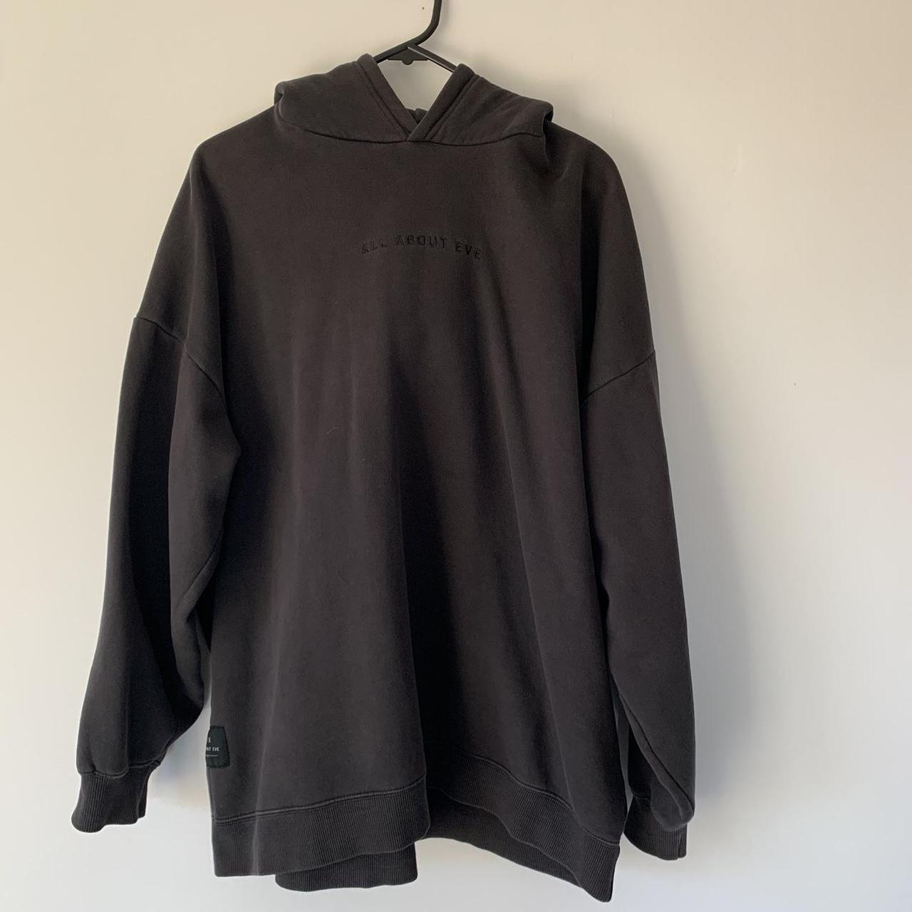 All About Eve Washed Black Hoodie Size 10 Worn a... Depop