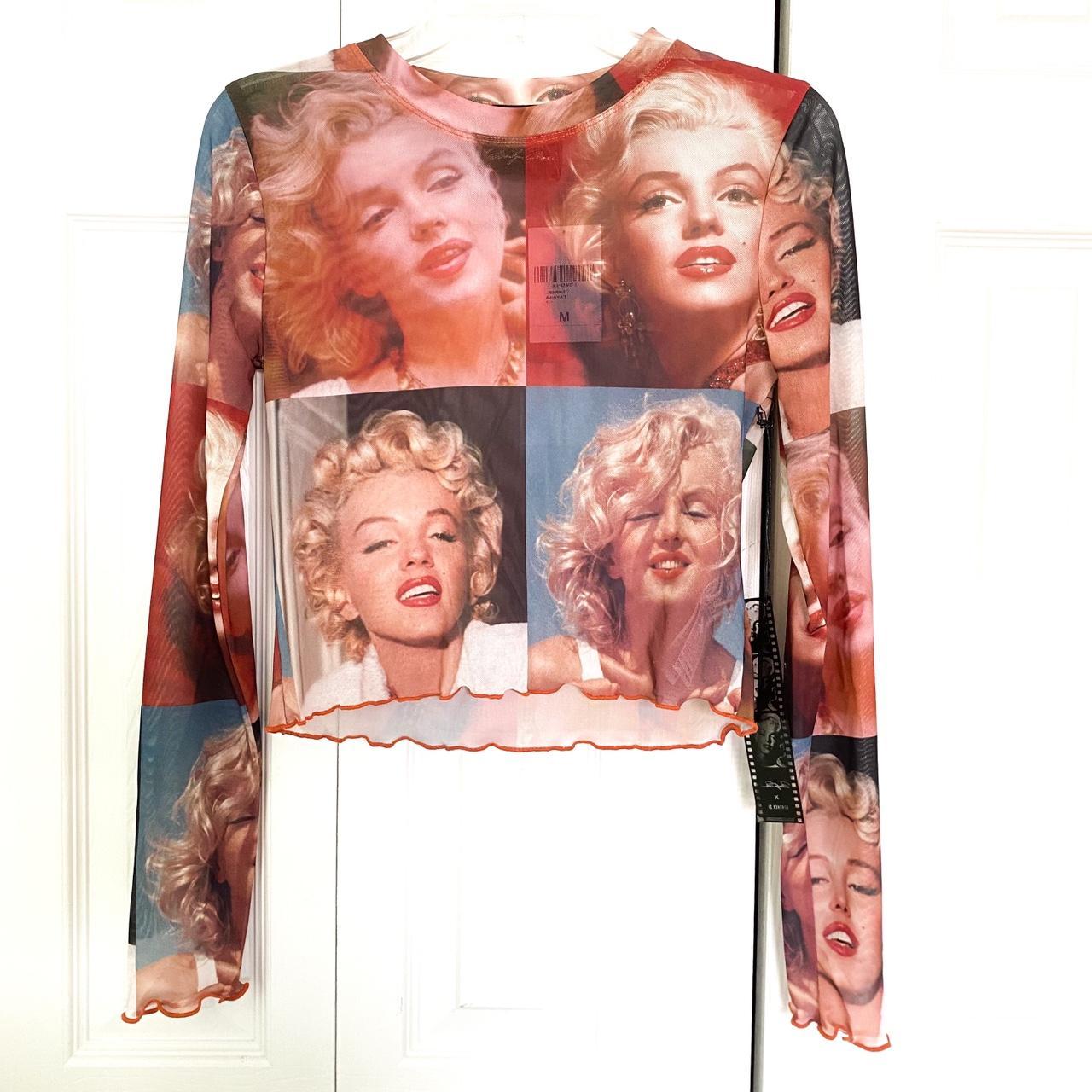 NWT Forever 21 Exclusive Marilyn Monroe Mesh Long... - Depop