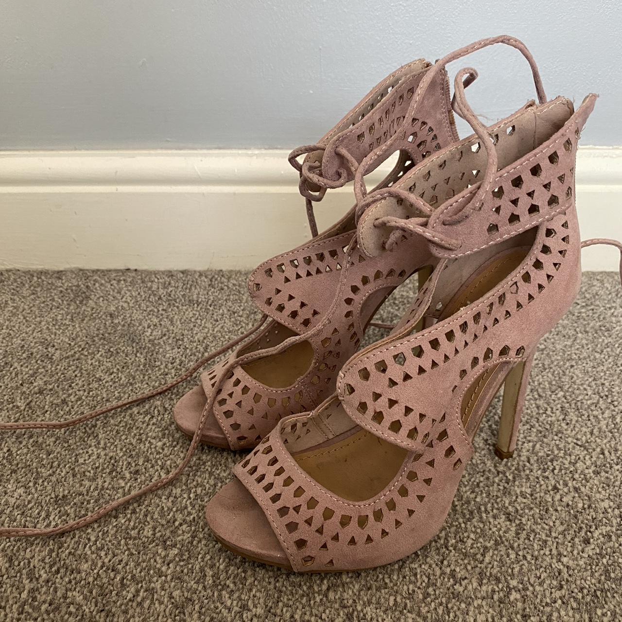 dusty pink shoes heels