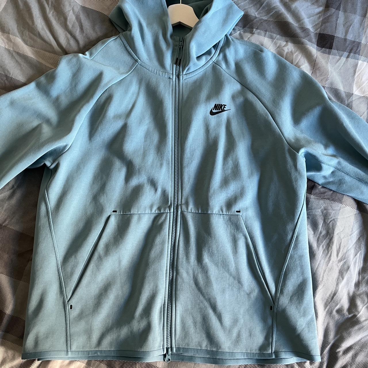 Baby Blue Blue Tech Fleece Jacket Nike Sportswear Tech Fleece Full