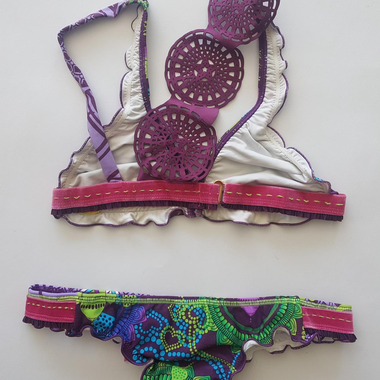 Agua Bendita Women's Purple Swim | Depop
