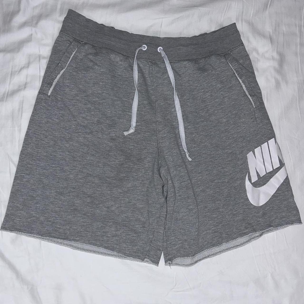 mens nike shorts grey