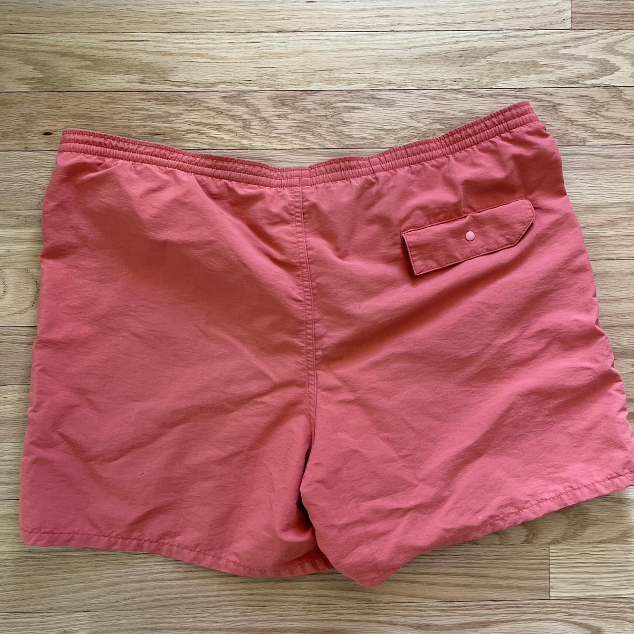 Patagonia Men's Orange and Pink Shorts Depop