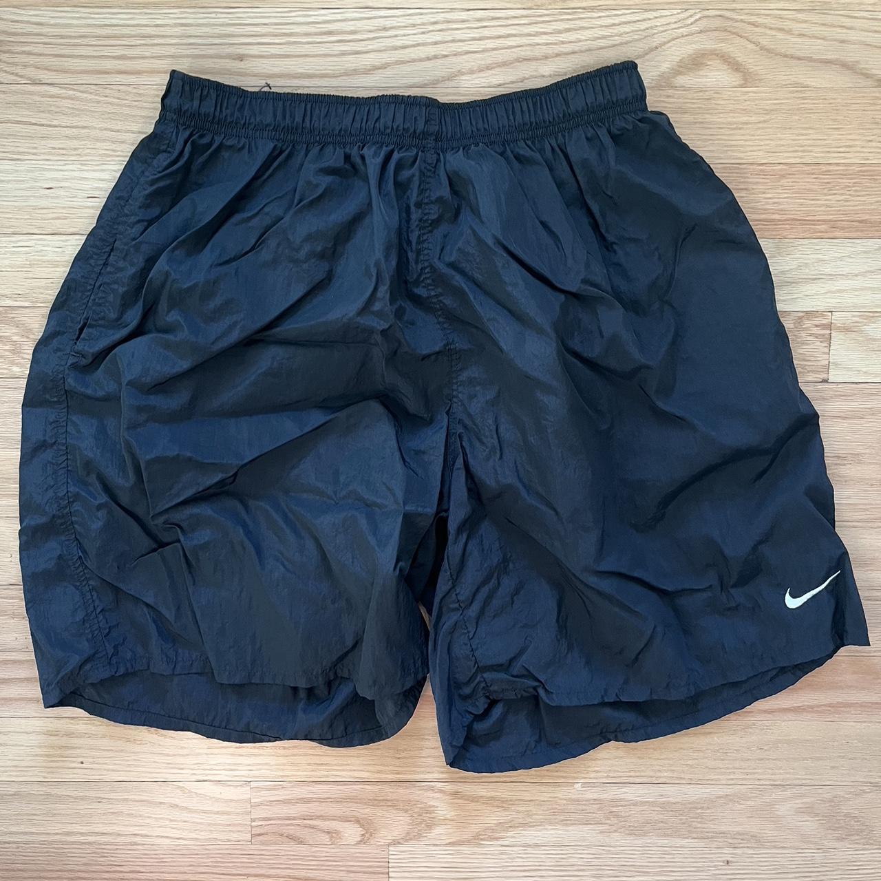 Vintage Nike nylon shorts 90s Nike take Great - Depop