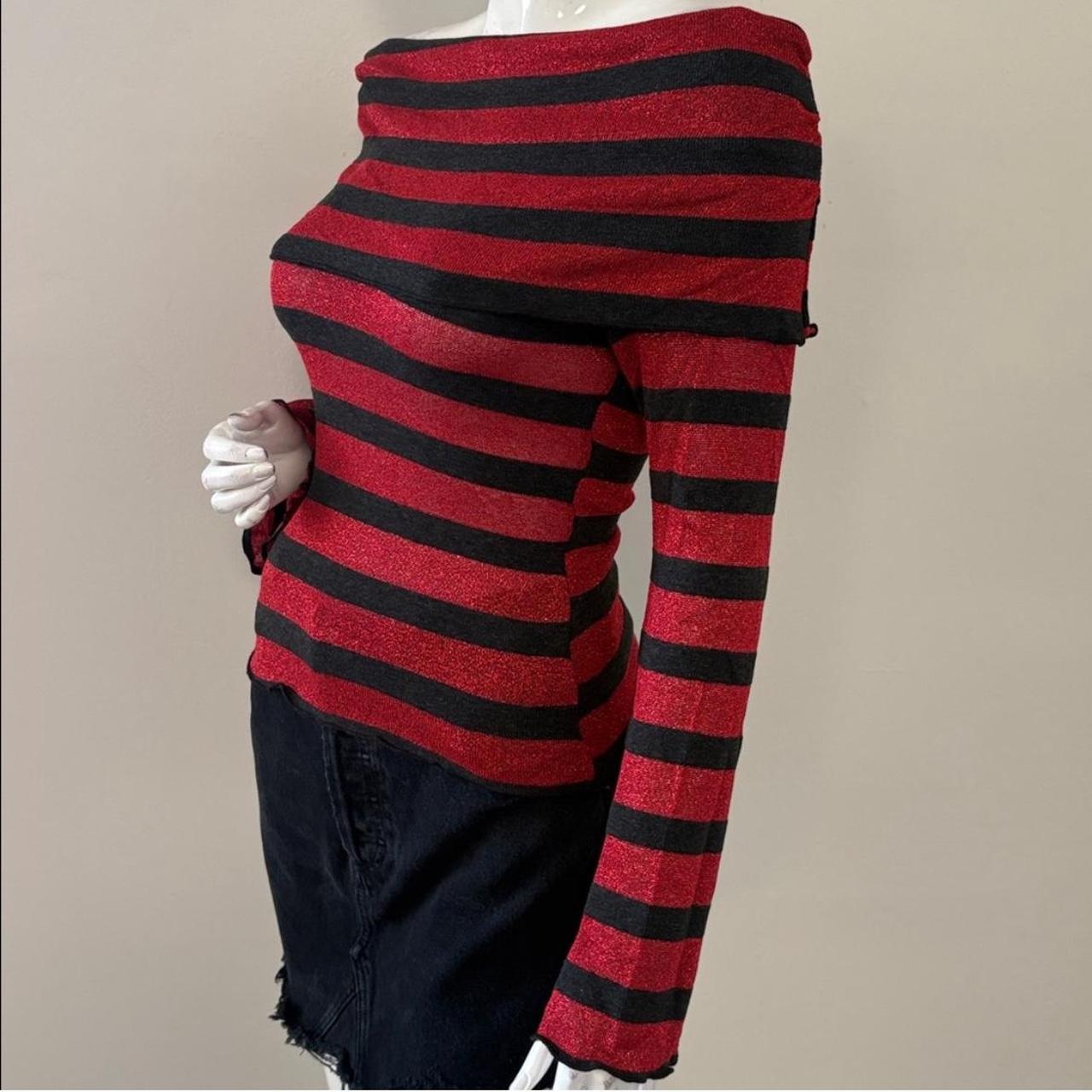 Women's Sweater - Red/Multi - S – Y2K Vintage Dea… - image 2