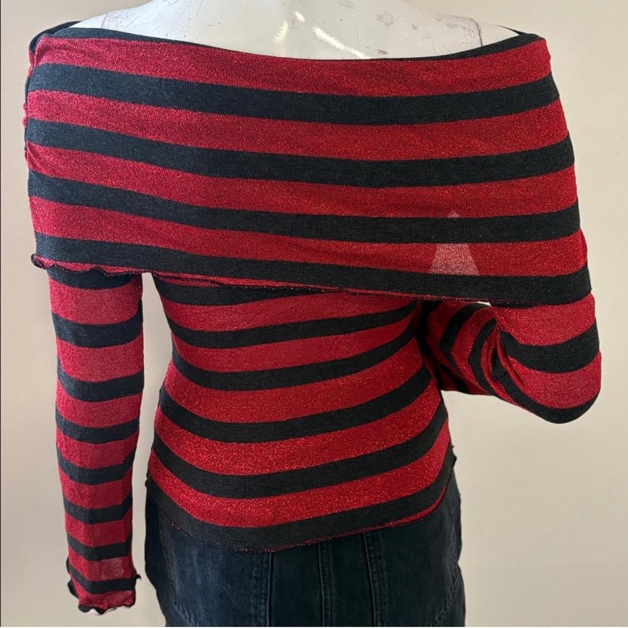 Women's Sweater - Red/Multi - S – Y2K Vintage Dea… - image 4