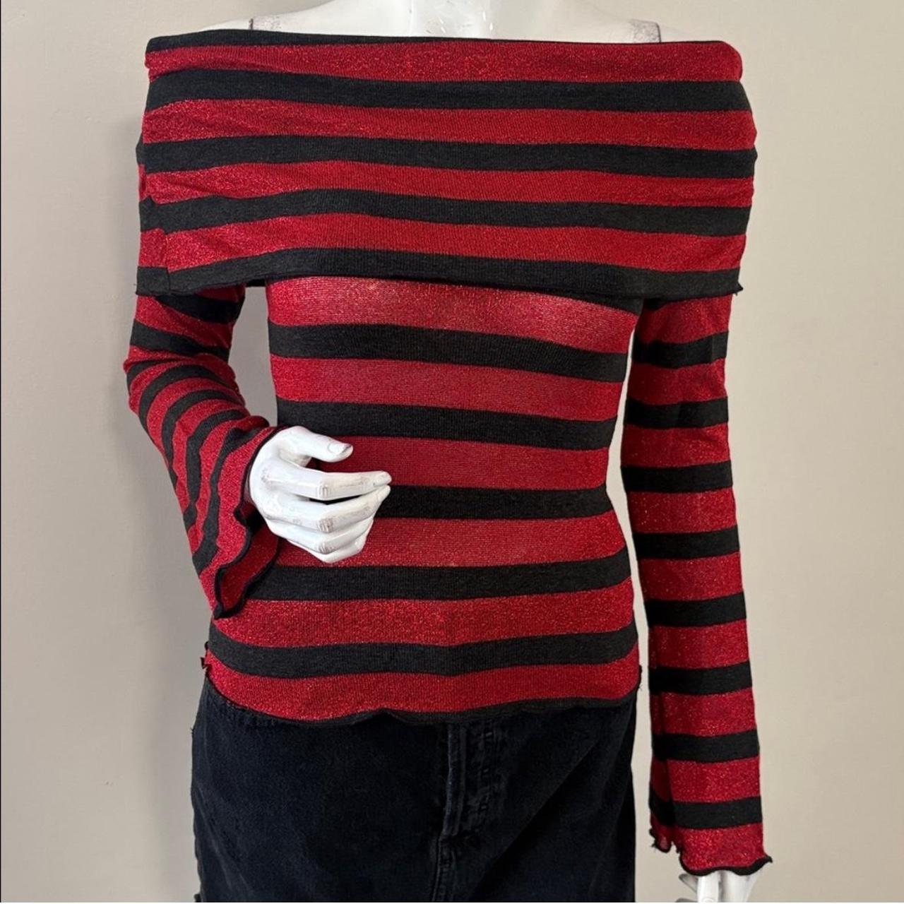 Women's Sweater - Red/Multi - S – Y2K Vintage Dea… - image 1