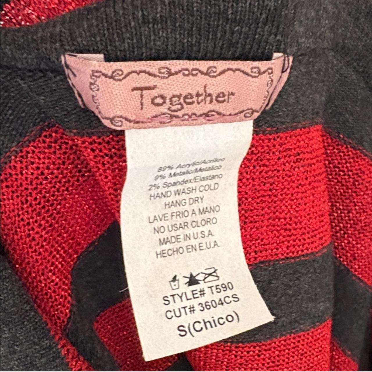 Women's Sweater - Red/Multi - S – Y2K Vintage Dea… - image 5