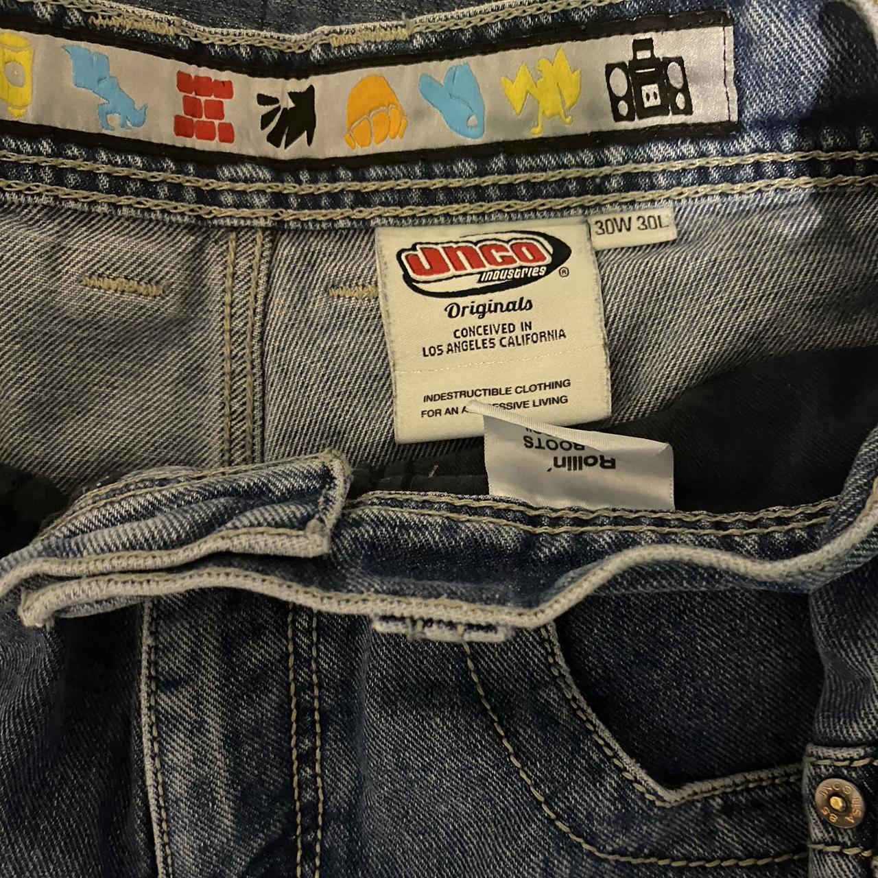 Jnco Jeans Rollin 26 Leg Opening 30x28 Send Depop