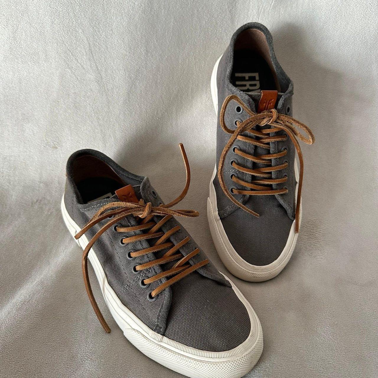 FRYE Shoes Men s Canvas Low Top Sneakers Size. Depop