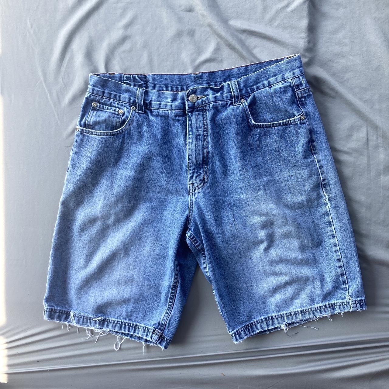 Jorts from 1990s. Vintage jean shorts by defunct... - Depop