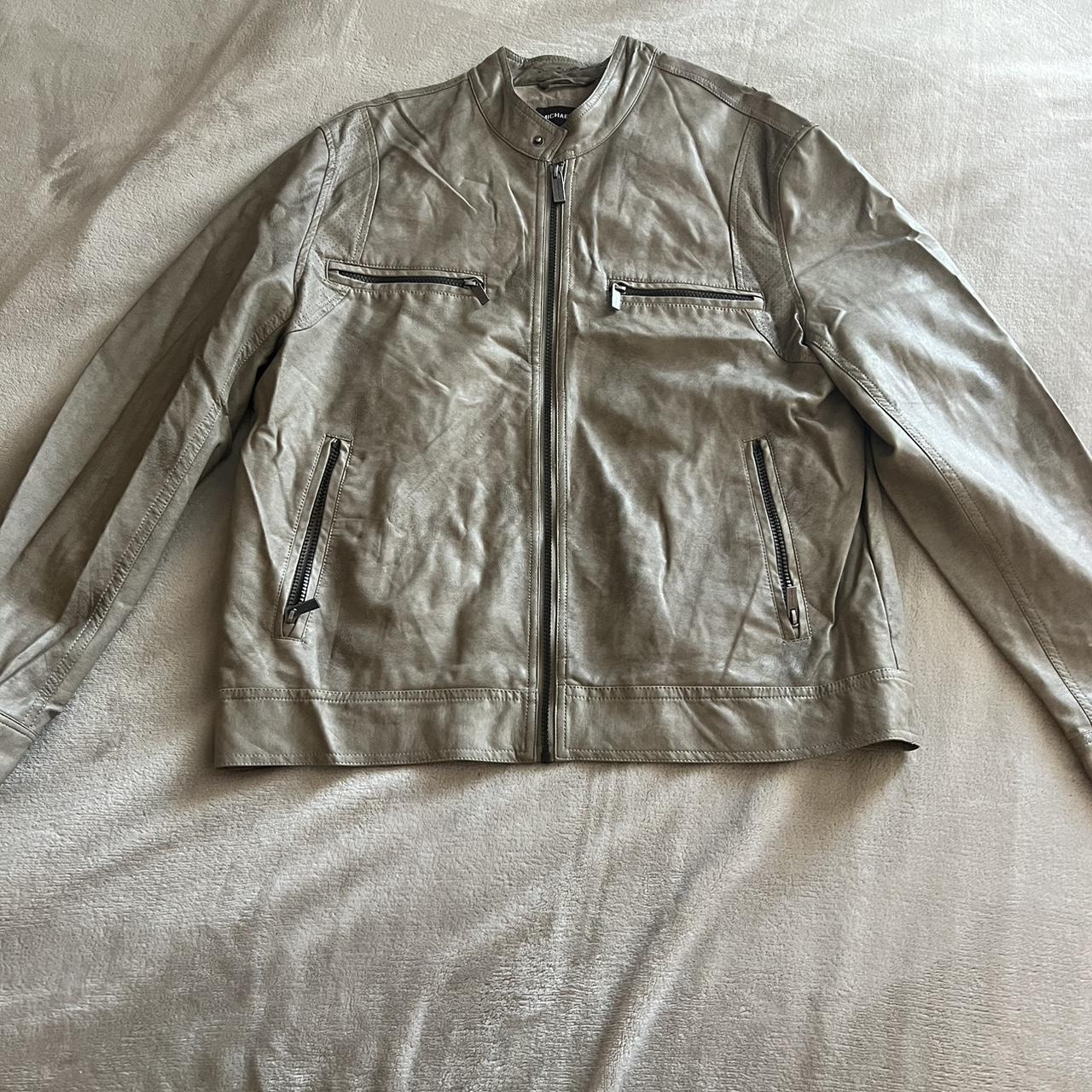 Michael Kors Men's Cream Jacket | Depop