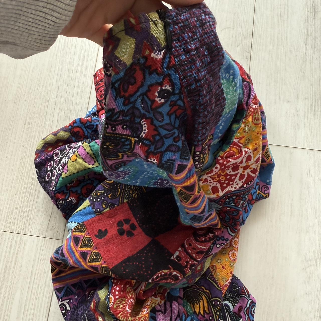 Women's Overalls - Multi - S – Colourful patchwor… - image 5