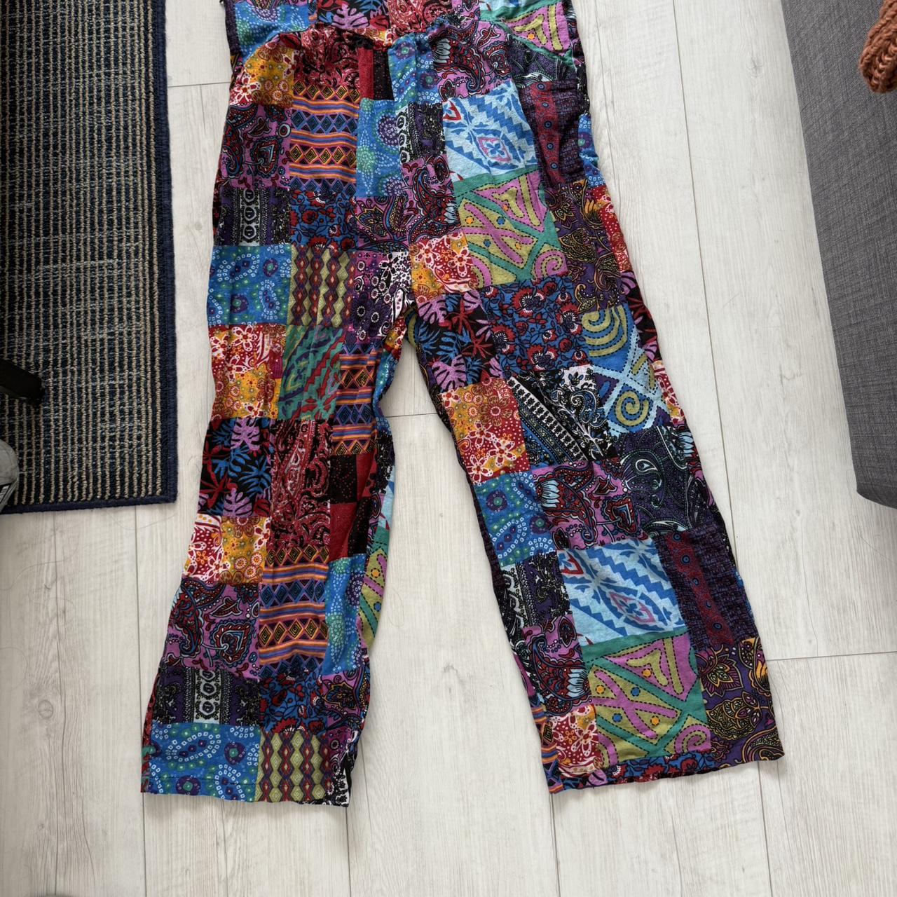 Women's Overalls - Multi - S – Colourful patchwor… - image 7
