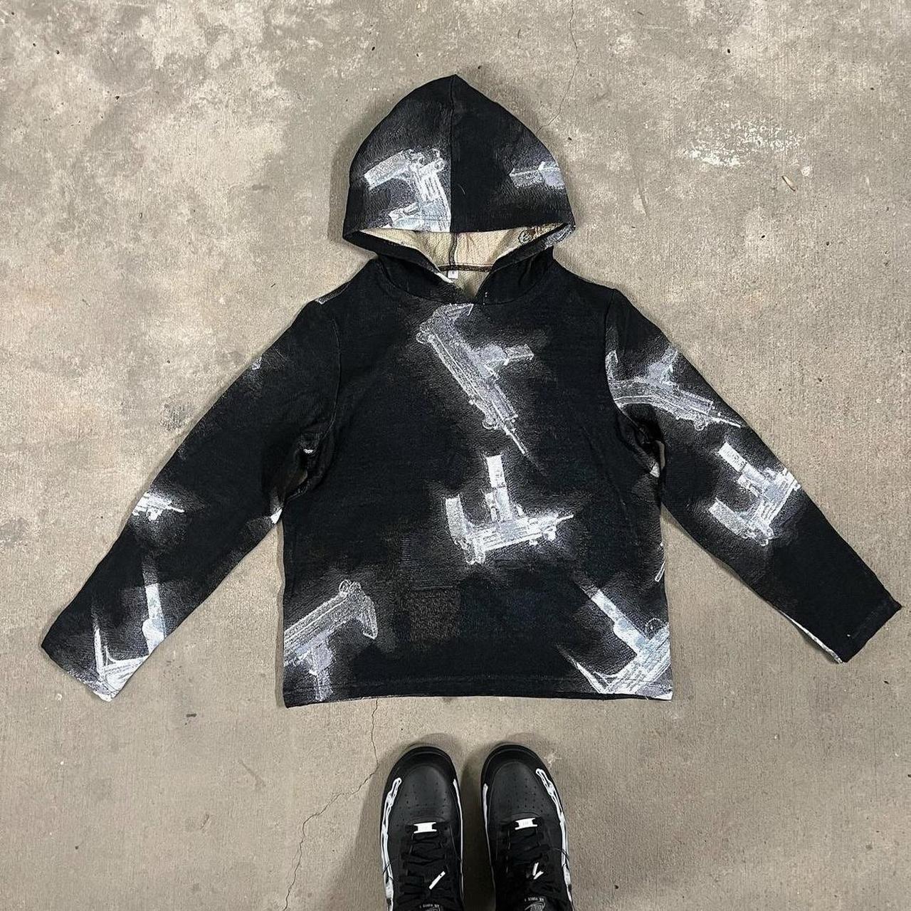 Uzi Tapestry Hoodie • FITS LIKE A MEDIUM • DM FOR... Depop