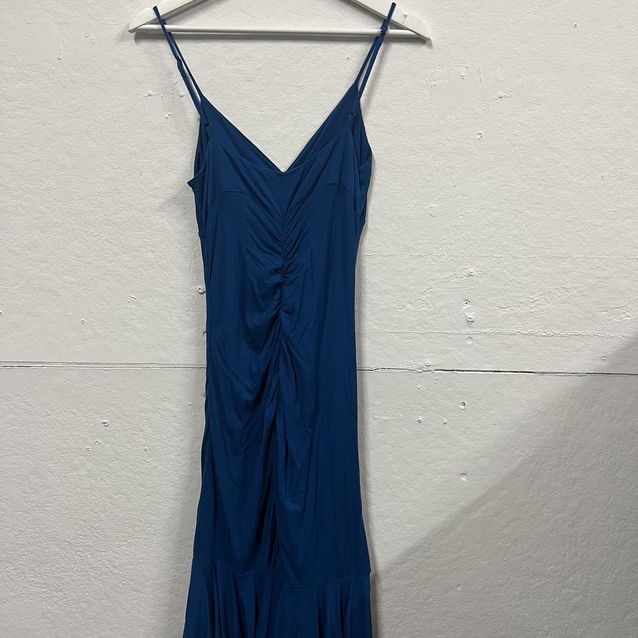 Betsey Johnson Women's Blue Dress | Depop