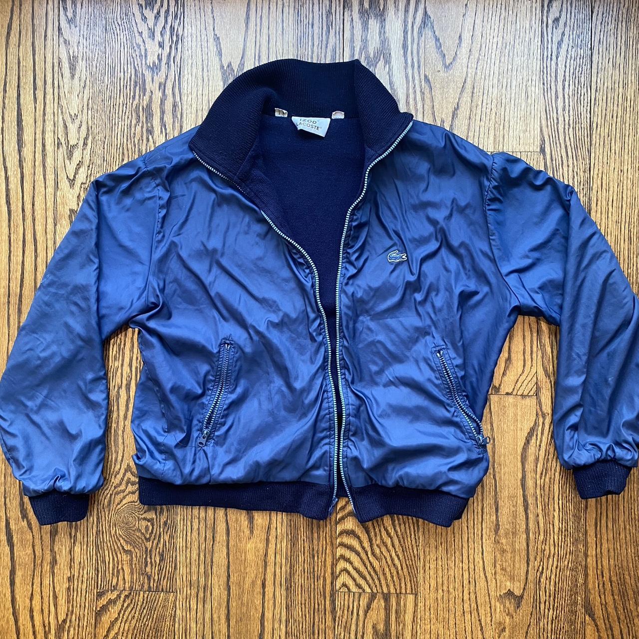 Lacoste, Jackets & Coats, Lacoste Blue Windbreaker Jacket