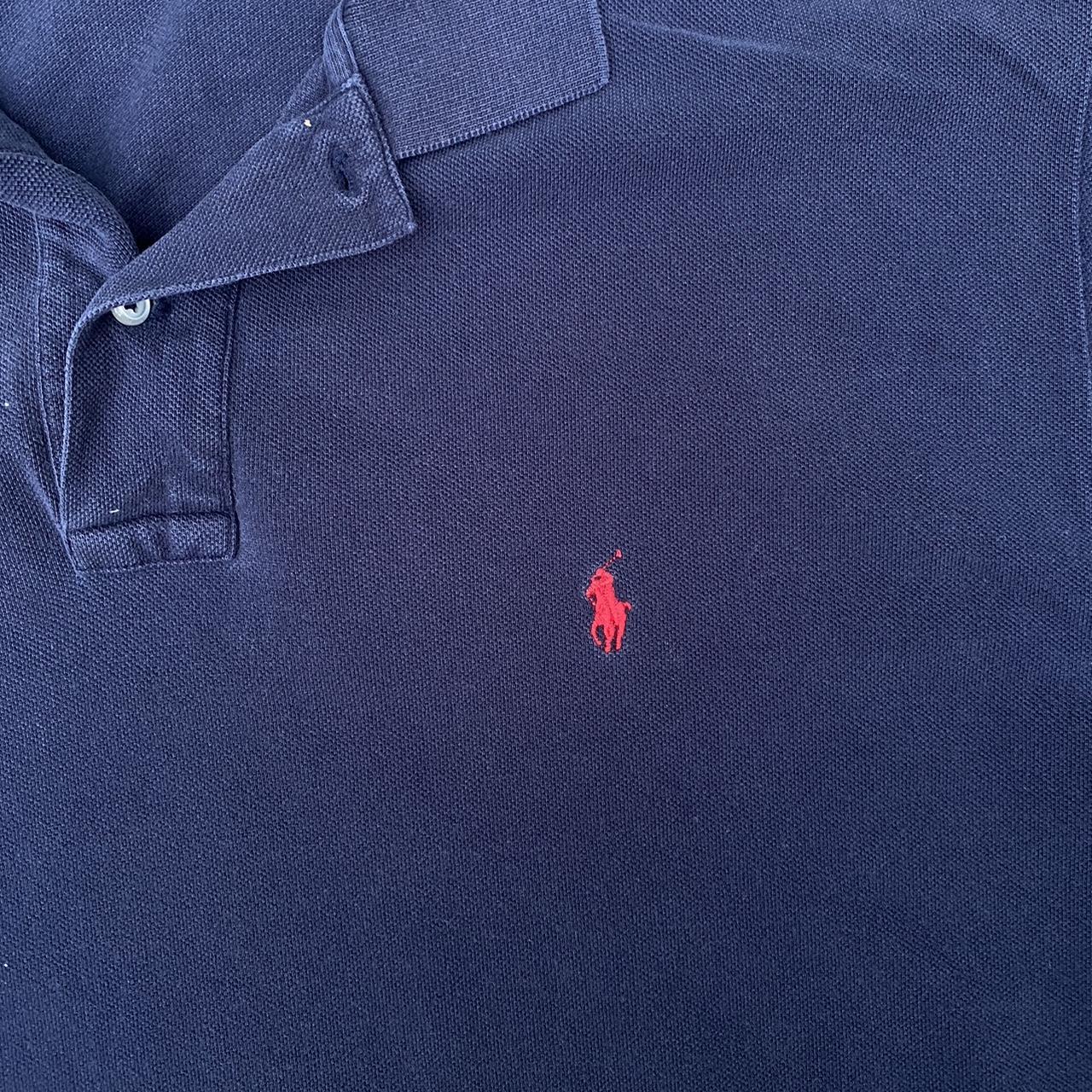 Vintage Polo Golf Shirt Mens Large Navy mens polo... - Depop