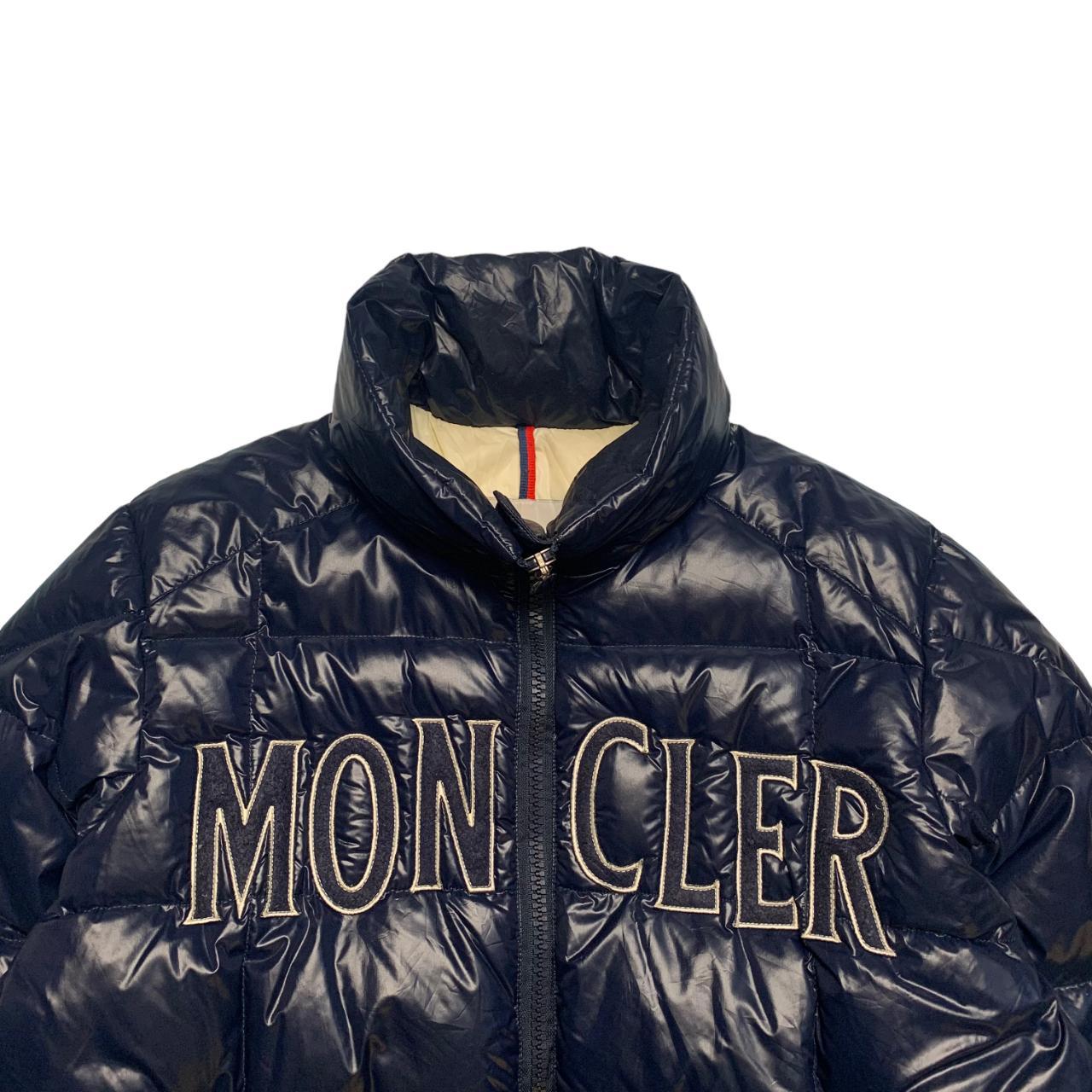 Moncler Spell-Out Puffer Jacket Men's... - Depop