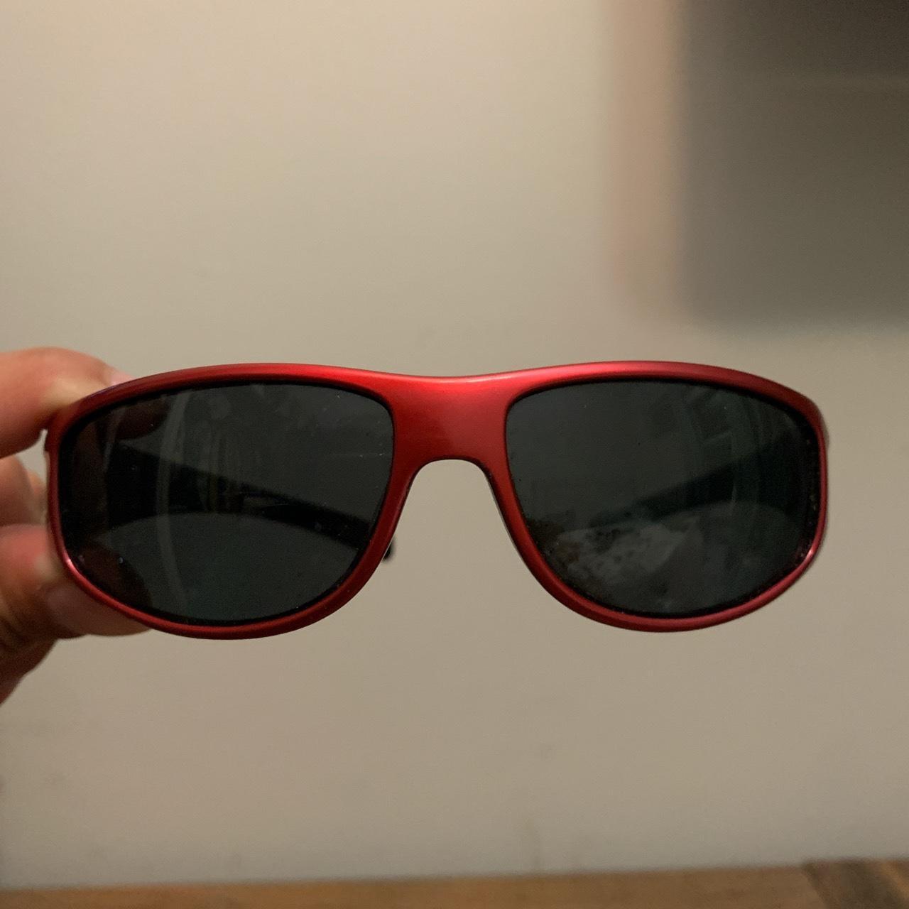 Cool y2k sunglasses shades . red sunclouds ., 2000s...