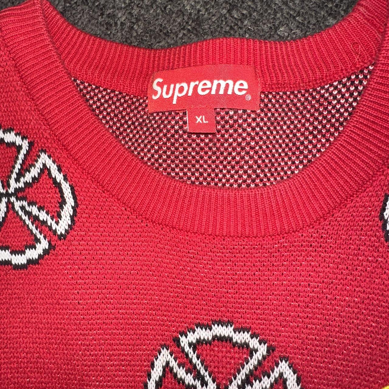 Supreme X Independent Crosses Sweater Size XL Great... - Depop