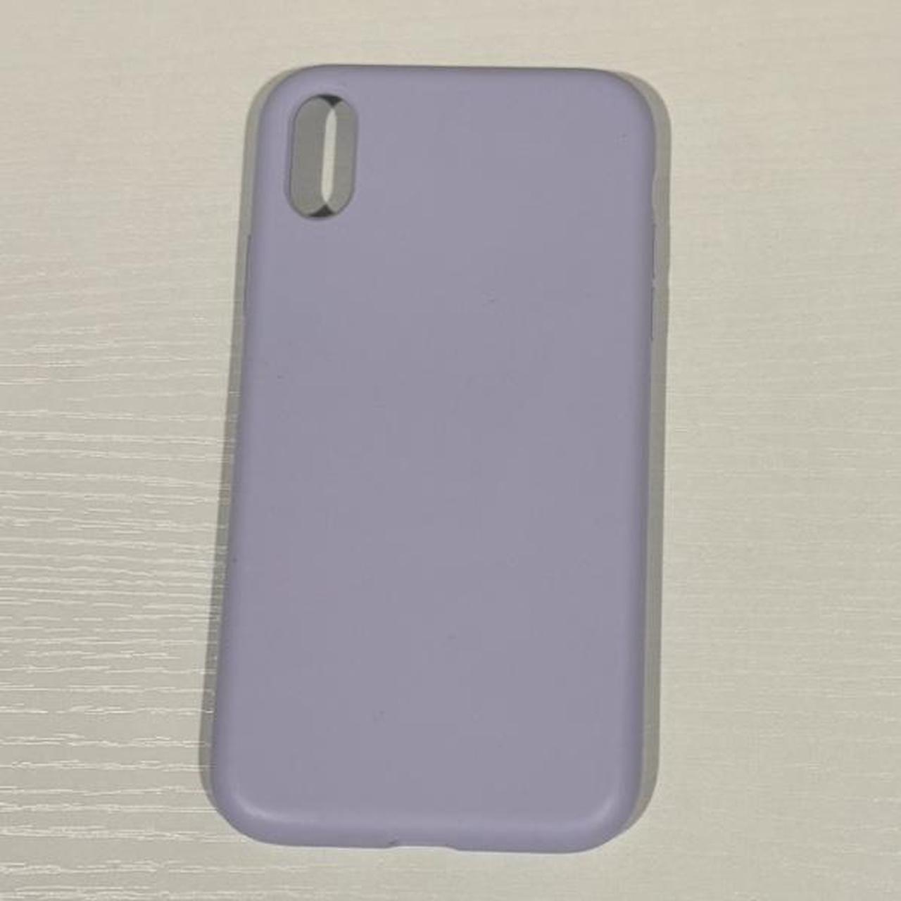 silicone pastel/lavender purple iphone xr phone case 👾 Depop