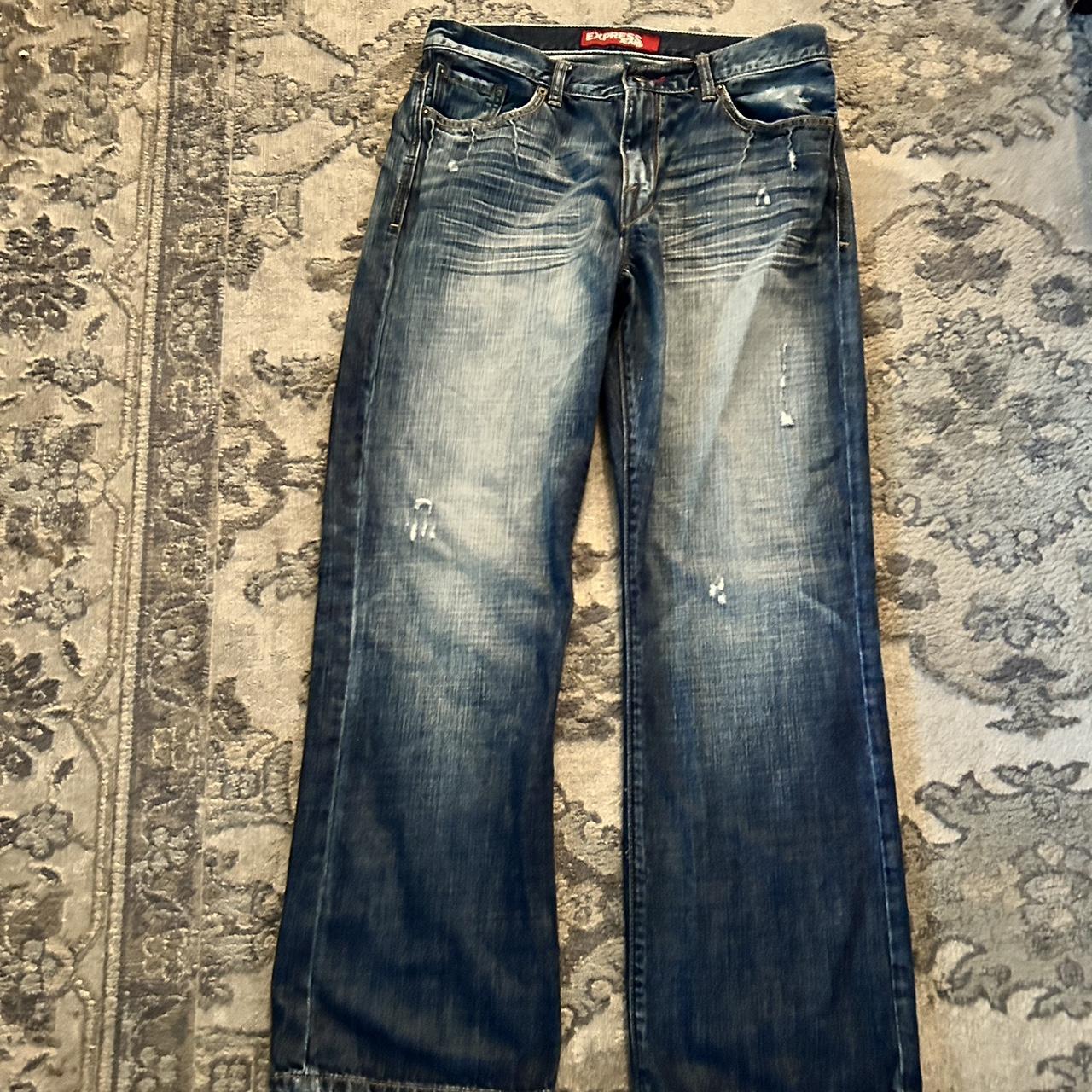 express jeans kingston boot cut Waist 34 Length... Depop