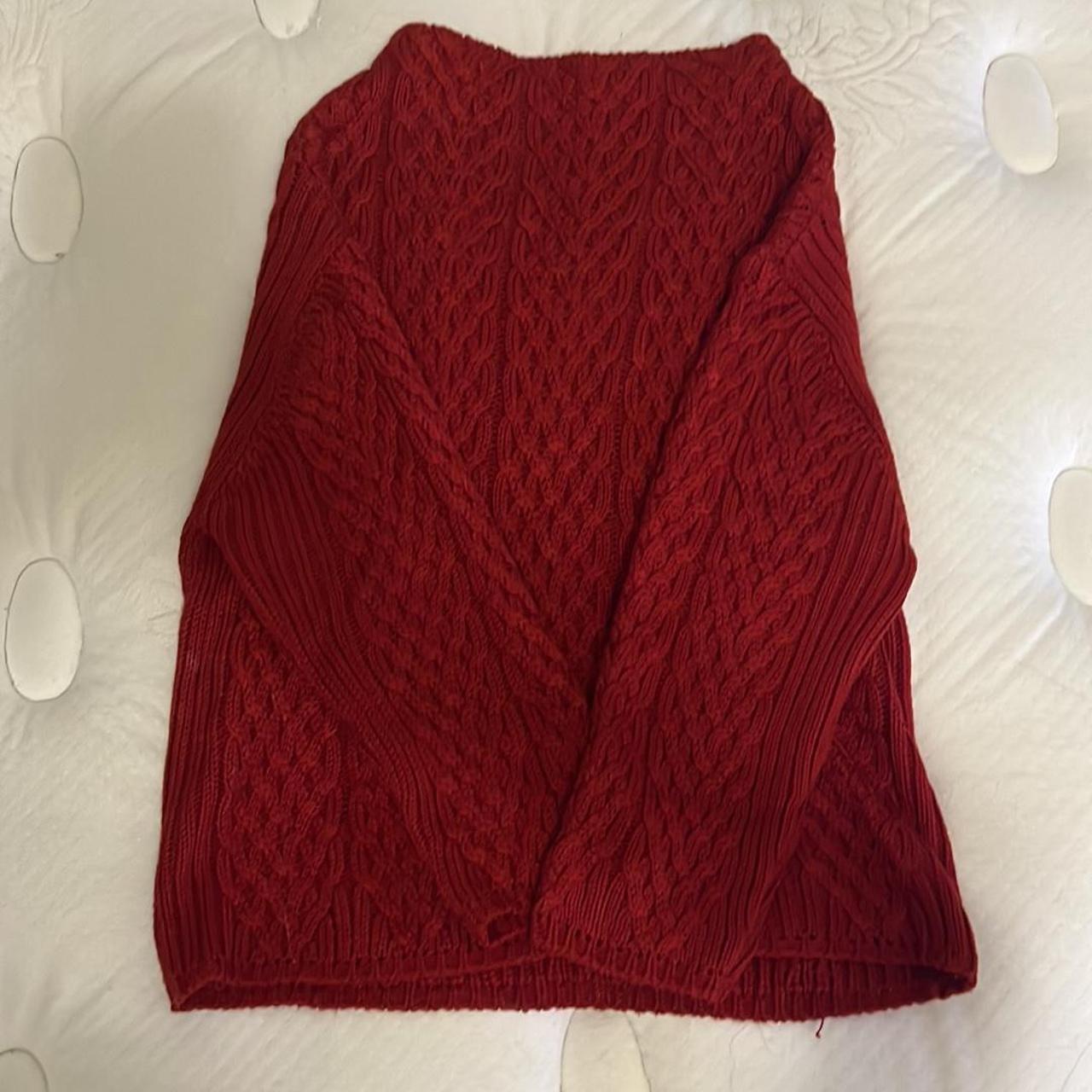 Zara Women's Red Jumper Depop