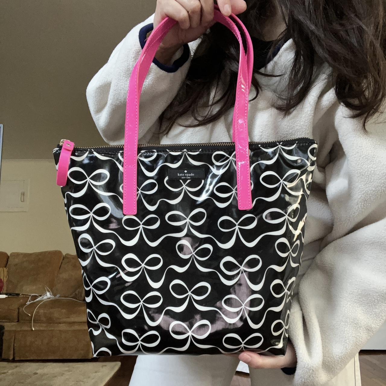 super cute kate spade new york zipper tote black and