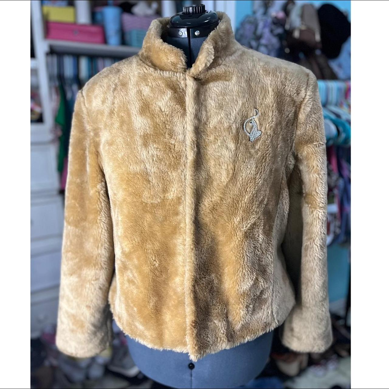 Baby phat faux hot sale fur jacket