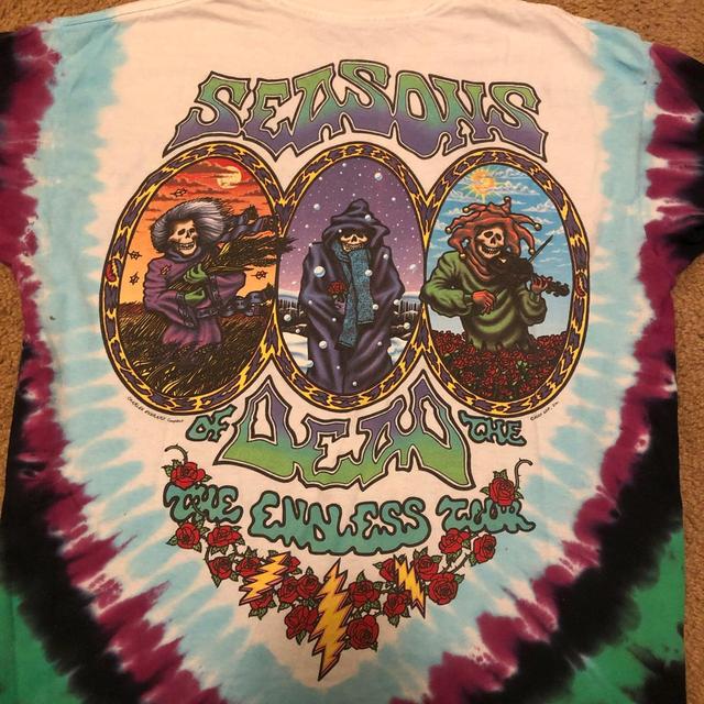 RARE grateful dead tie dye t shirt very swag and - Depop