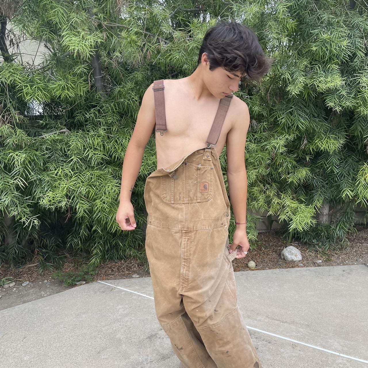 carhartt-men-s-tan-dungarees-overalls-depop