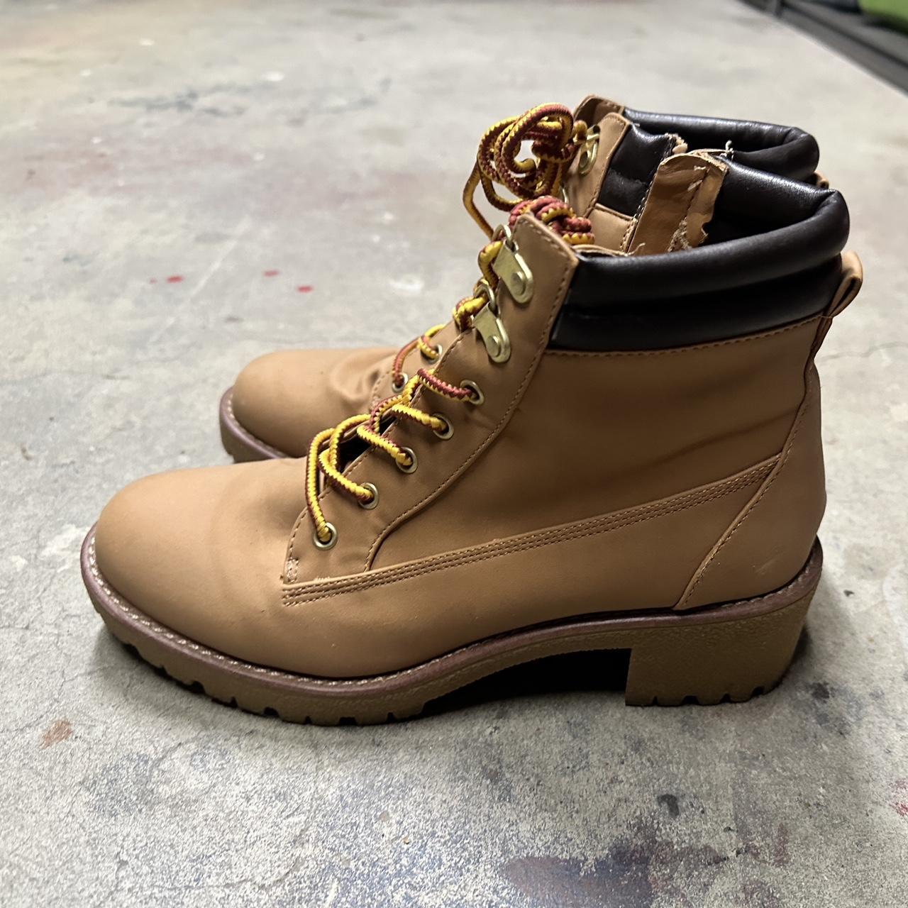 Ladies brown combat boots Ship 12/20 or after - Depop