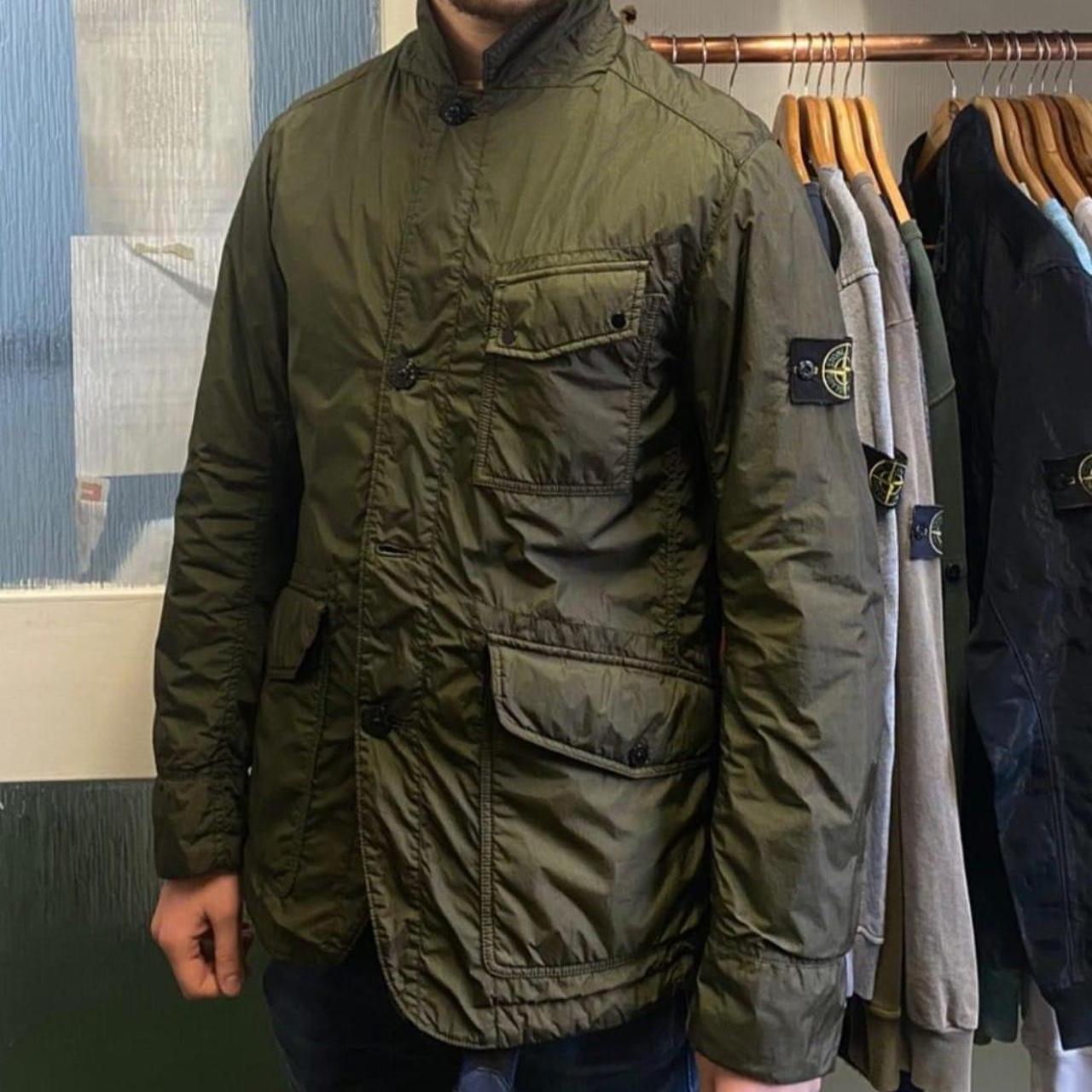 Stone island david tela hot sale light tc field jacket