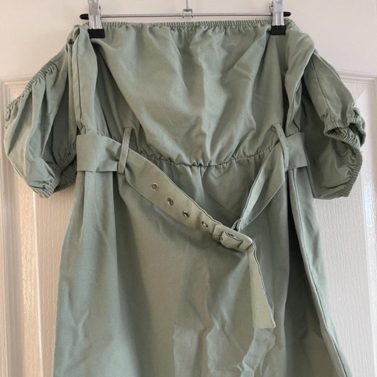 Pretty Little Thing Green Dress Off The Shoulder Depop pretty-little-thing-green-dress-off-the-shoulder-depop