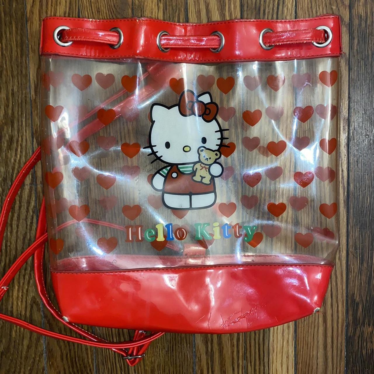 hello kitty patterned messenger bag, definitely has - Depop