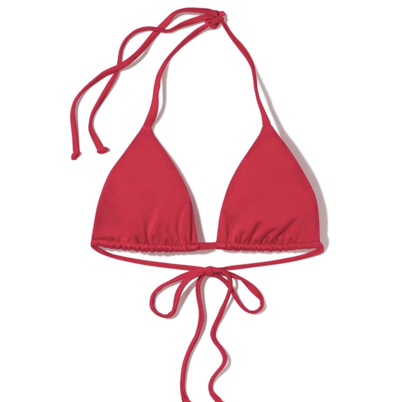 Inamorata Women's Red Bikini-and-tankini-tops | Depop