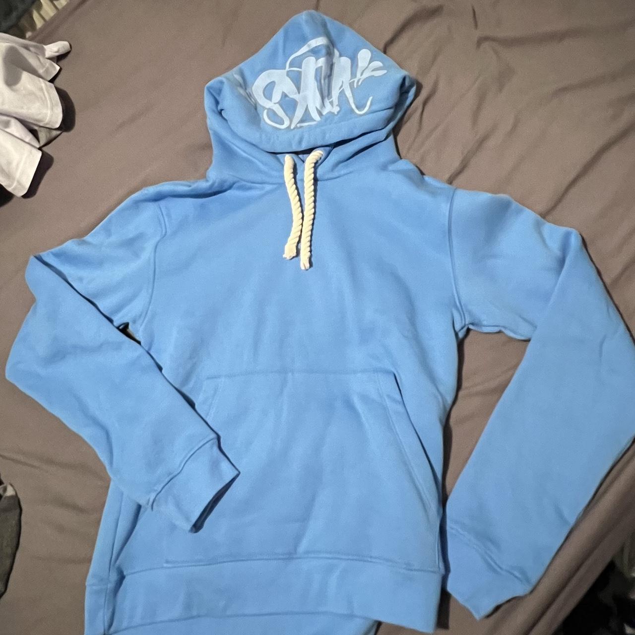 Sky blue syna world hoodie small Not worn at all DO... - Depop