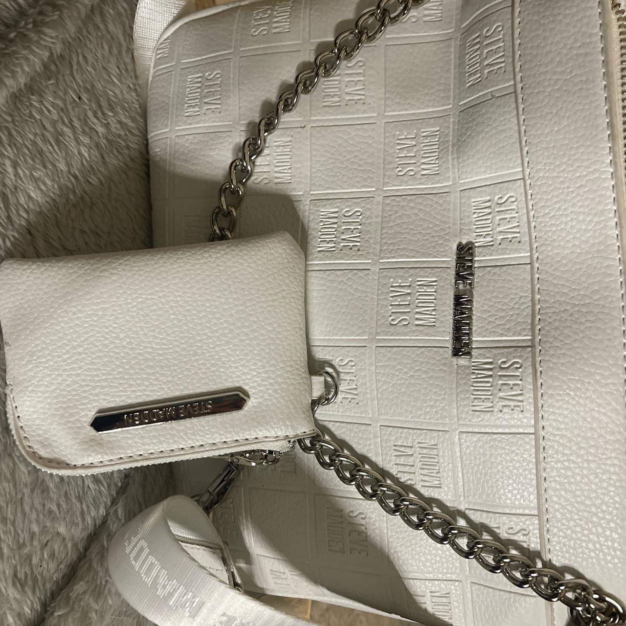 Steve madden discount white crossbody bag