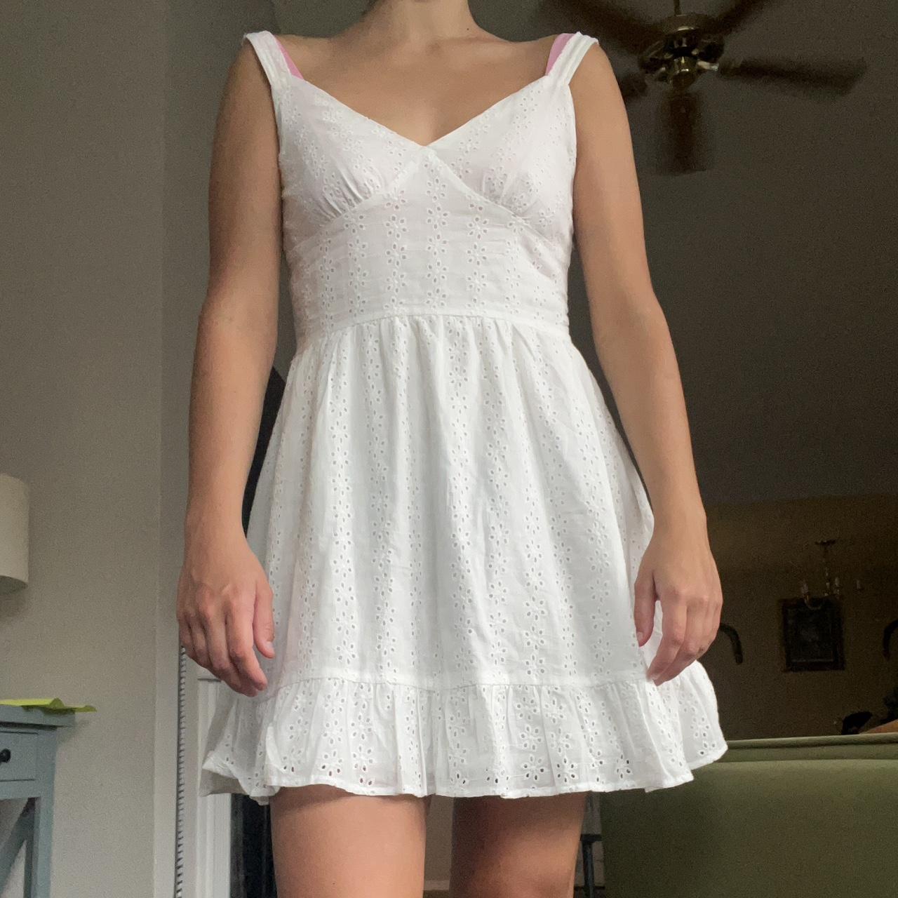 womens white sun dress