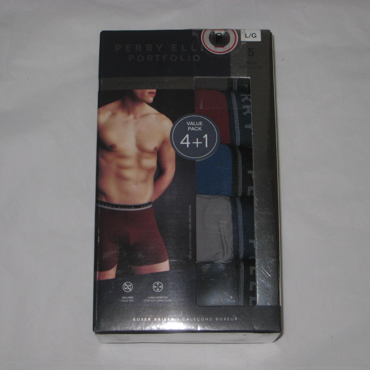 Perry Ellis Portfolio 5 Pack Mens Microfiber Boxer... Depop