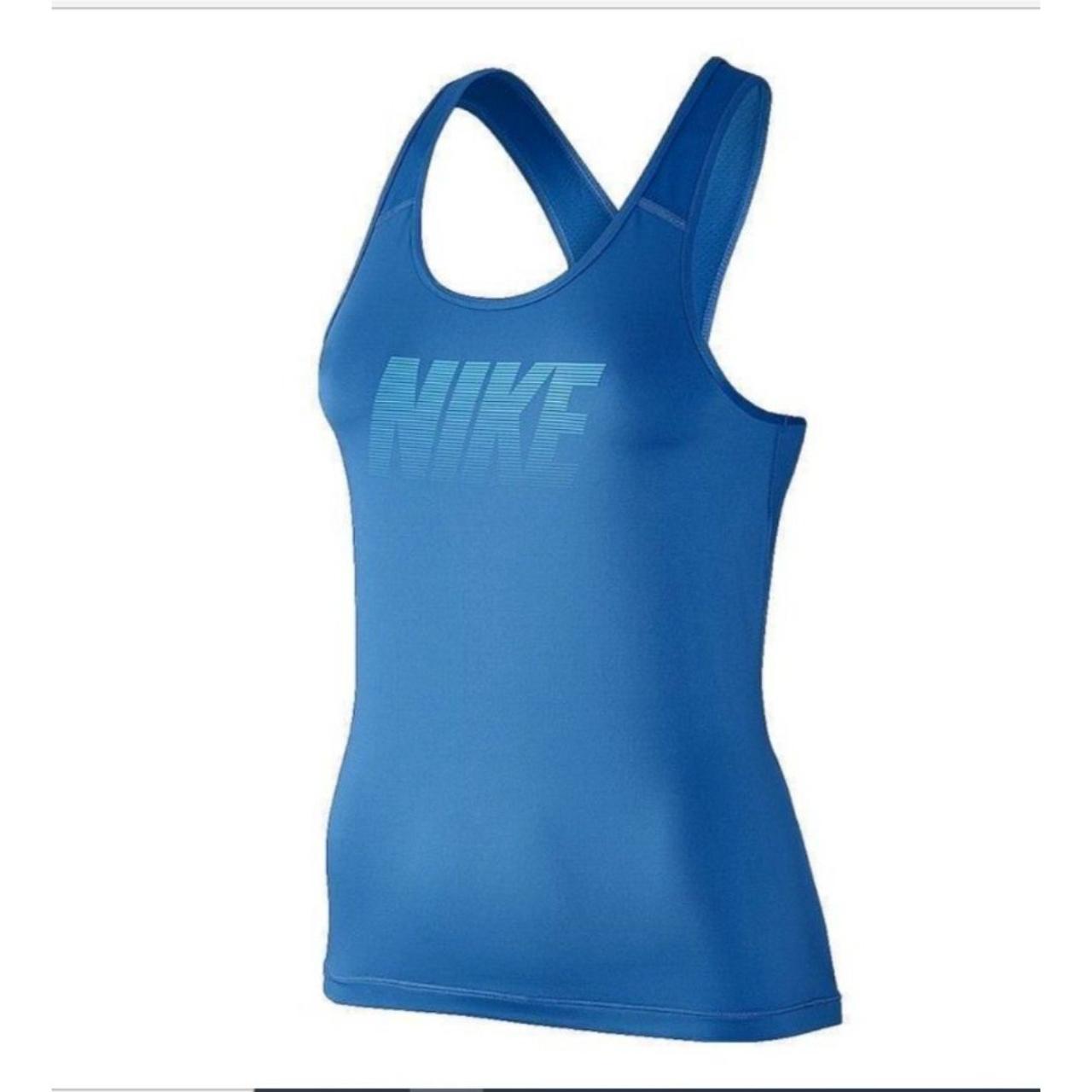 Nike Women's Blue Veststankscamis Depop