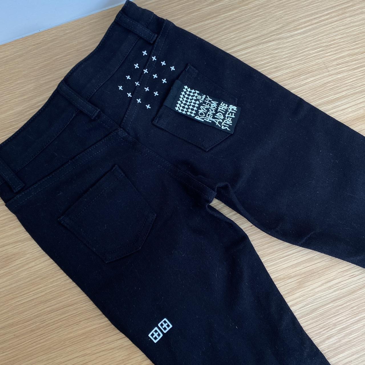 Ksubi kids jeans The Lil Jett Jean Black Rebel Depop