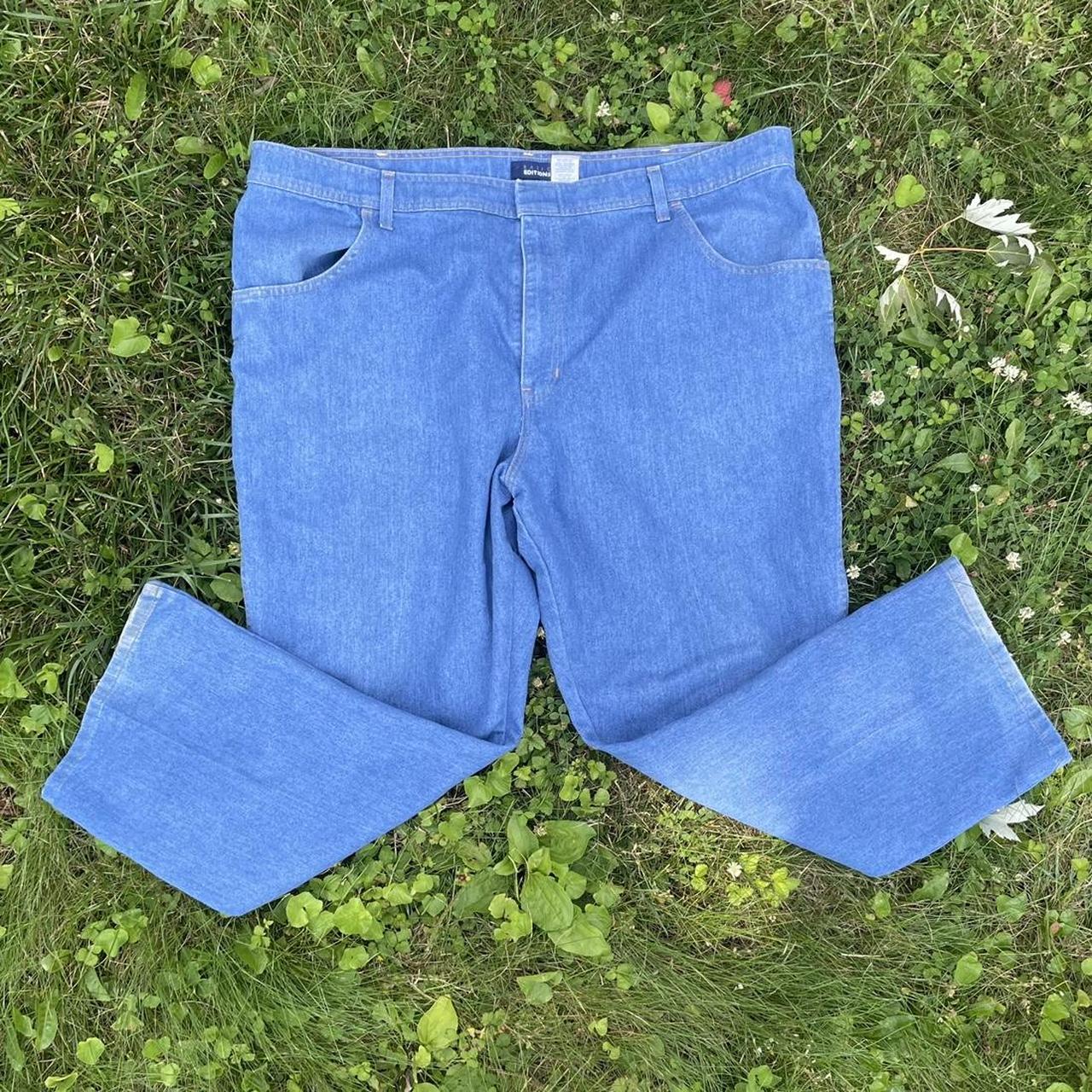 Baggy Vintage Blue Jeans Details ~ Blue ~ Tagged... - Depop