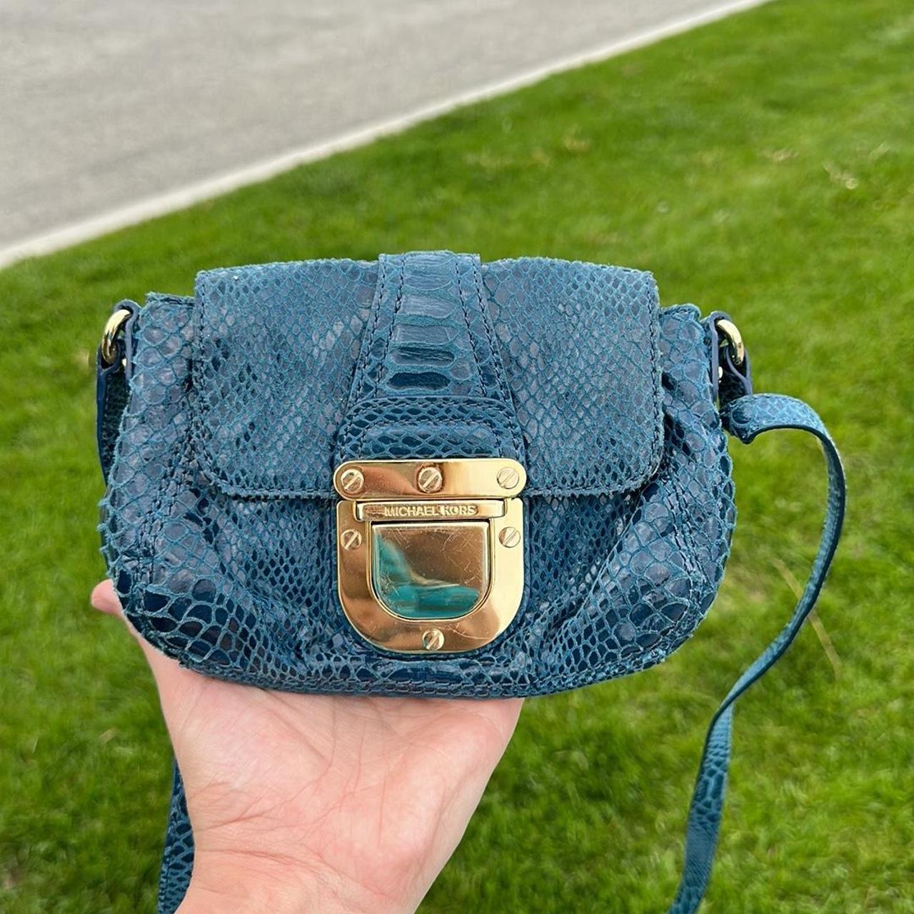 Michael kors cheap teal bag