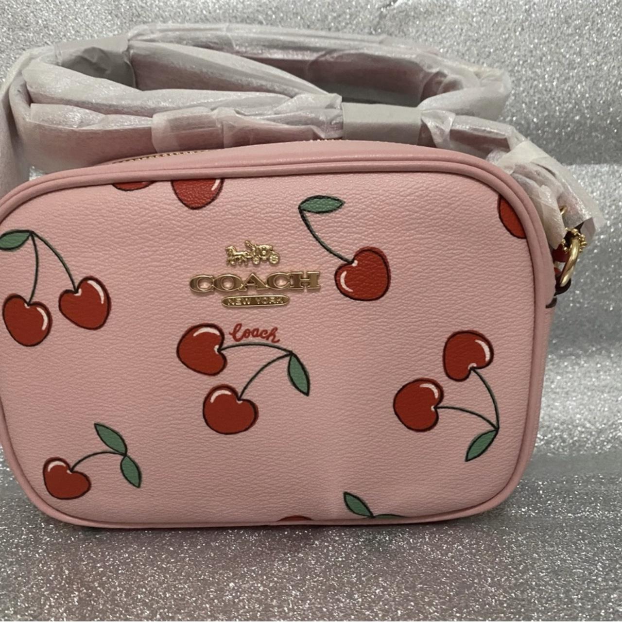 Mini Jamie Camera Bag With Heart Cherry... Depop